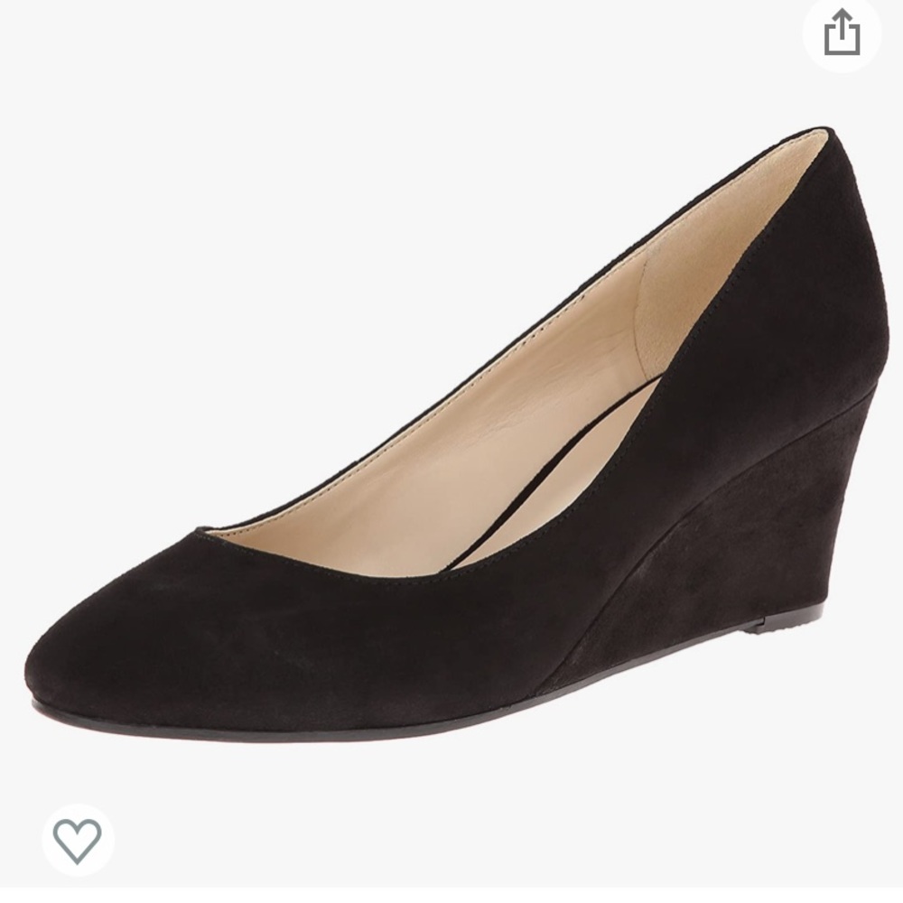 Nine West Women's Ispy Suede Wedge Pump